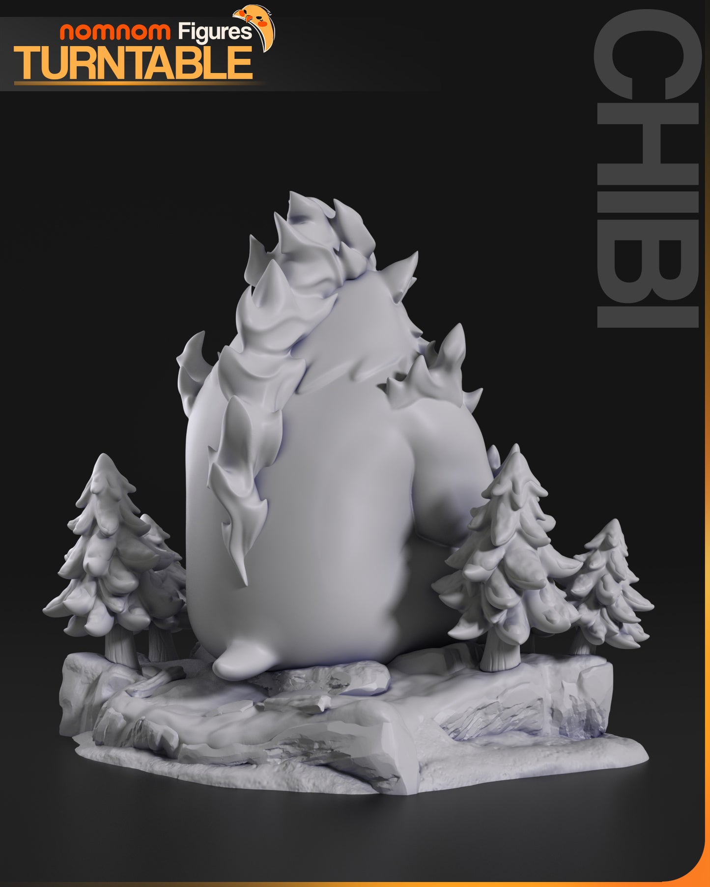 Shadow Snow Bear Summon - 3d Resin Printed Garage Kit - Unassembled, Unpainted