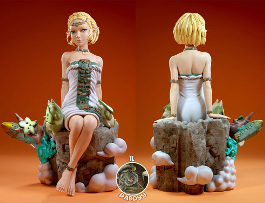 Eternal Magical Princess of Many Games 3d Printed Resin Garage Kit - Unassembled, Unpainted - approx 1:6 Scale