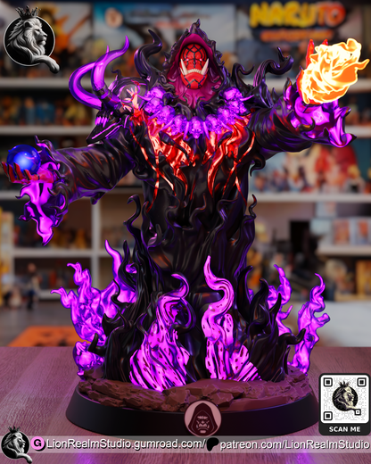 Shadow Ogre Shaman Summon Lion Realm 3d Printed Resin Garage Kit - Unassembled, Unpainted - approx 1:6 Scale