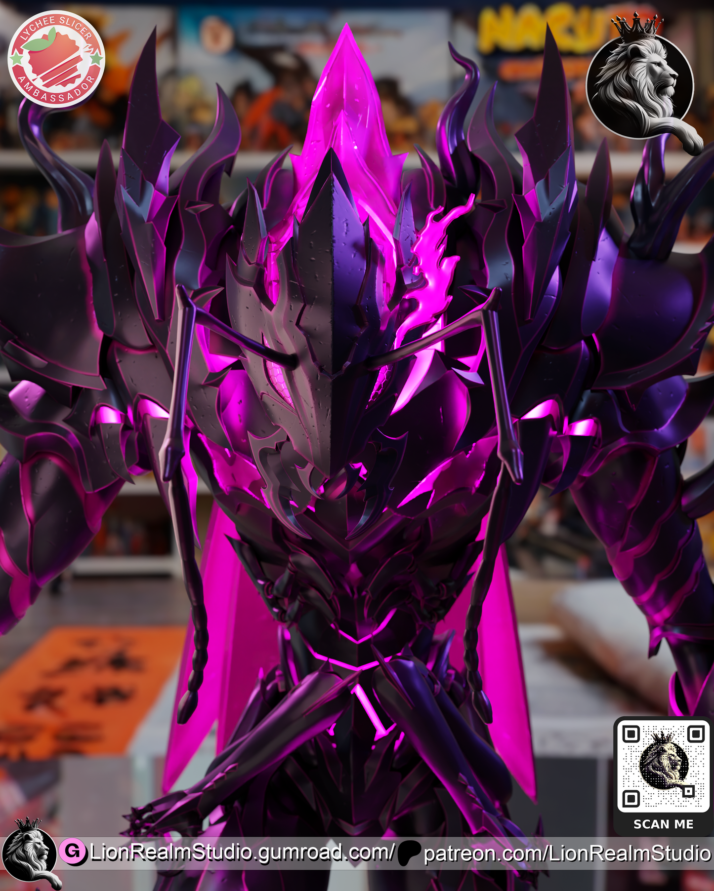 Ant Prince Shadow Warrior Lion Realm 3d Printed Resin Garage Kit - Unassembled, Unpainted - approx 1:6 Scale (Copy)