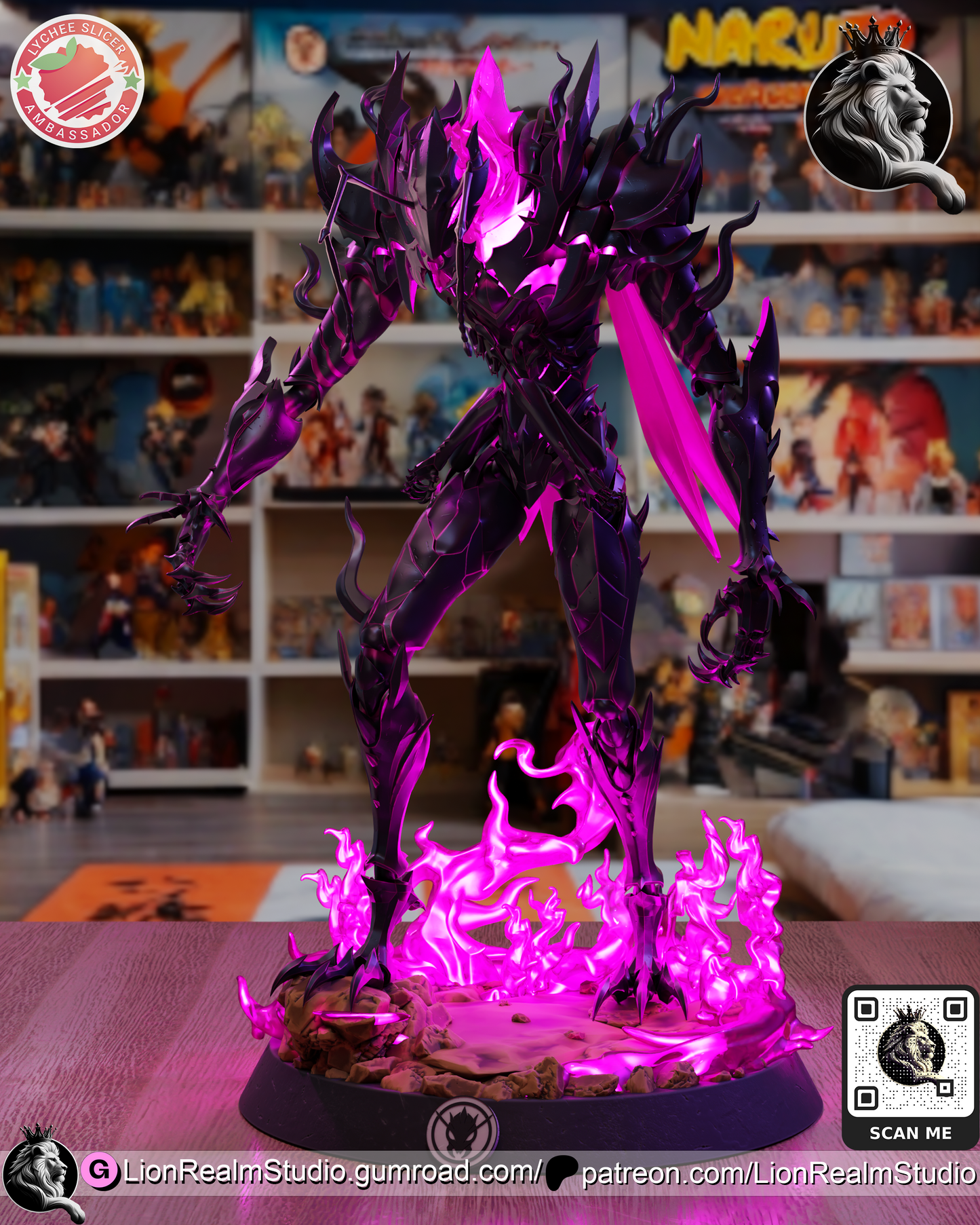 Ant Prince Shadow Warrior Lion Realm 3d Printed Resin Garage Kit - Unassembled, Unpainted - approx 1:6 Scale (Copy)