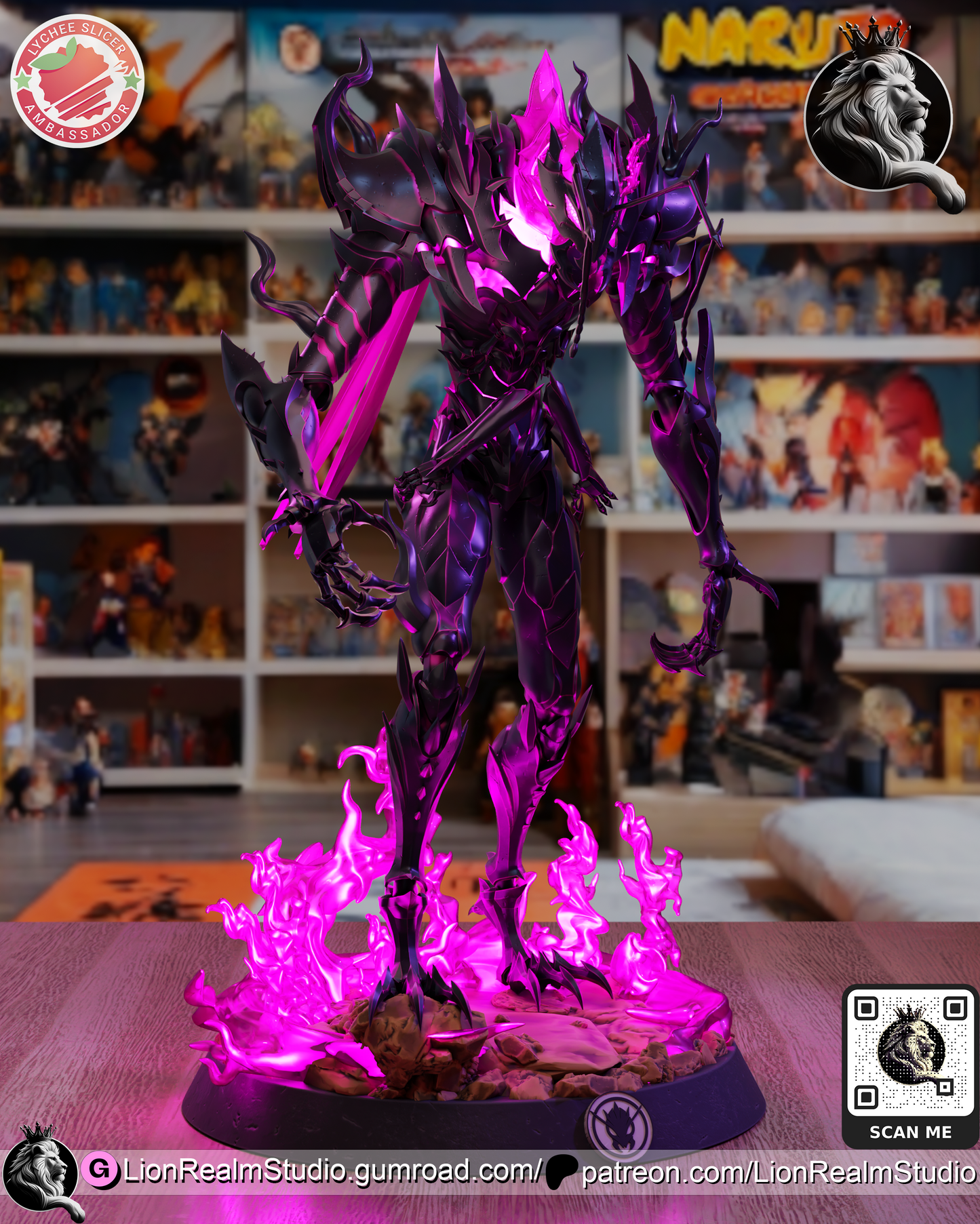 Ant Prince Shadow Warrior Lion Realm 3d Printed Resin Garage Kit - Unassembled, Unpainted - approx 1:6 Scale (Copy)