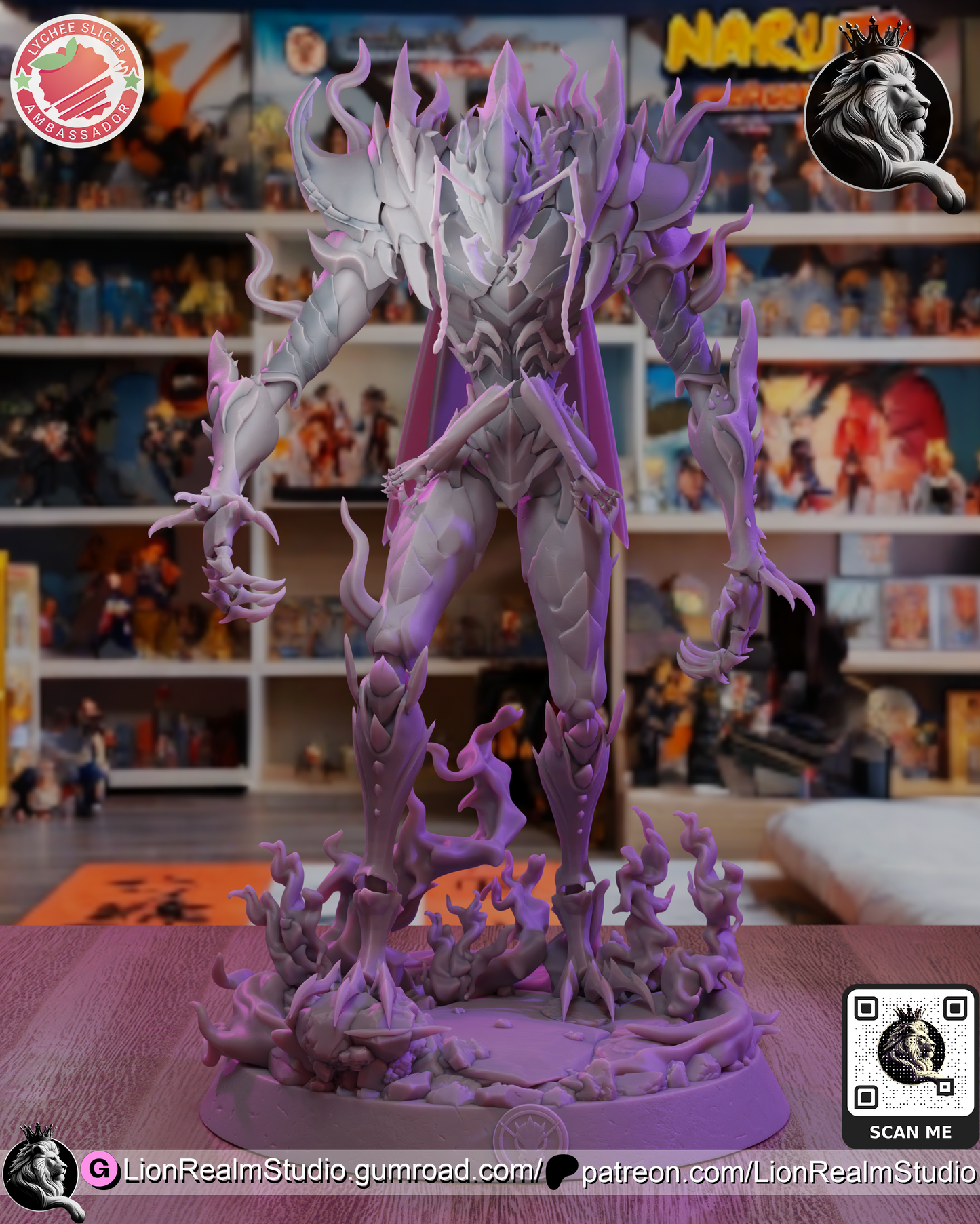 Ant Prince Shadow Warrior Lion Realm 3d Printed Resin Garage Kit - Unassembled, Unpainted - approx 1:6 Scale (Copy)