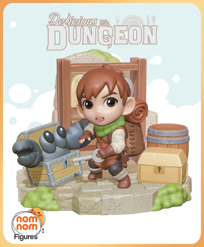 Chibi Dungeon Thief with Treasure Diorama - 3d Printed Resin Garage Kit - Unassembled, Unpainted