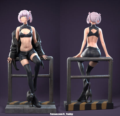 Vampire Massage Therapist of the Night with Interchangeable Parts for Customization3d Printed Resin Garage Kit - Unassembled, Unpainted - approx 1:6 Scale