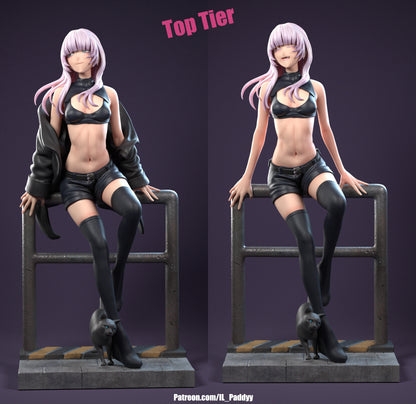 Vampire Massage Therapist of the Night with Interchangeable Parts for Customization3d Printed Resin Garage Kit - Unassembled, Unpainted - approx 1:6 Scale