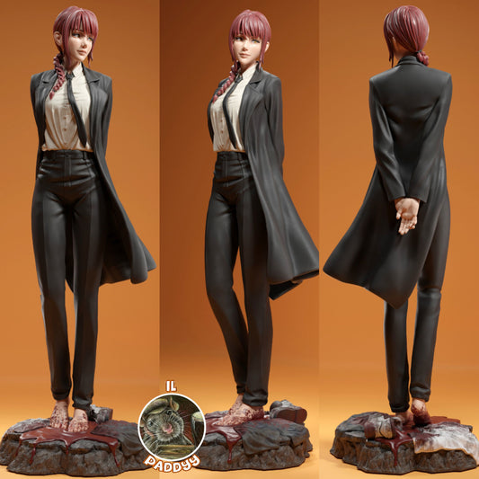 Controlling Executive Devil Hunter Woman 3d Printed Resin Garage Kit - Unassembled, Unpainted - approx 1:6 Scale