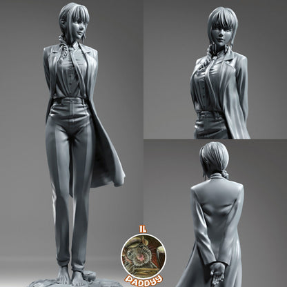 Controlling Executive Devil Hunter Woman 3d Printed Resin Garage Kit - Unassembled, Unpainted - approx 1:6 Scale